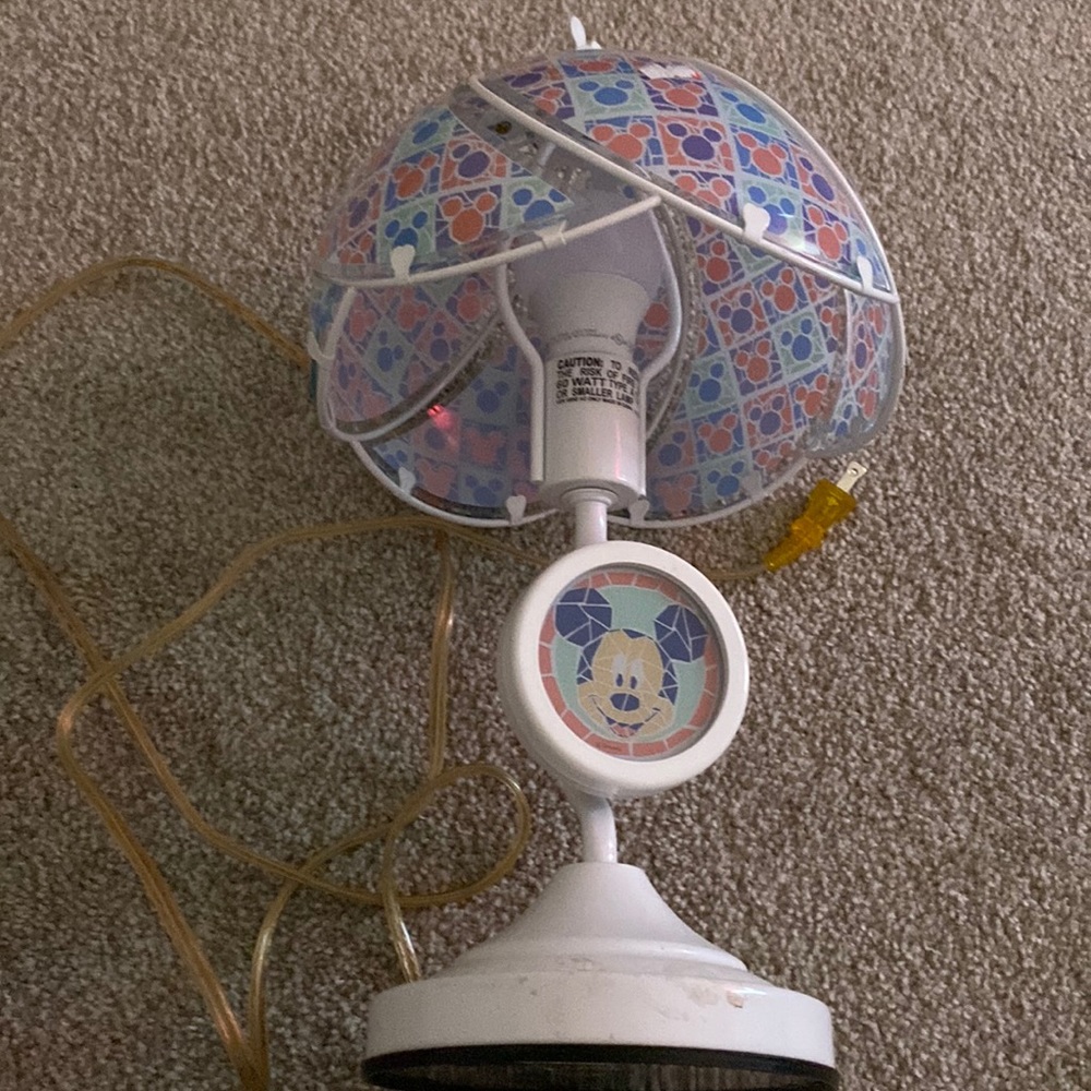 Mickey Mouse touch on/off lamp
